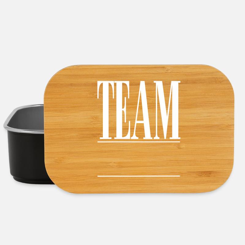 Team - Lunch Box - Schwarz