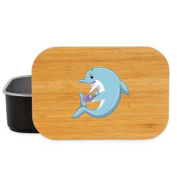Dolphin Pearl - Lunch Box - black - Front