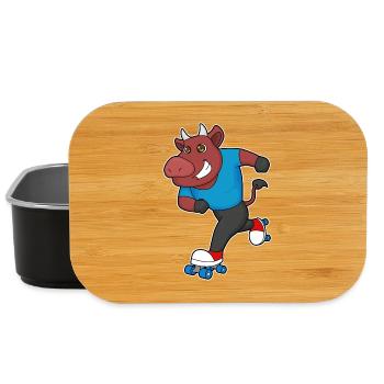 Stier Rollschuhfahren Rollschuhe - Lunch Box - Schwarz - Vorne