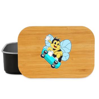 Biene Skater Skateboard - Lunch Box - Schwarz - Vorne