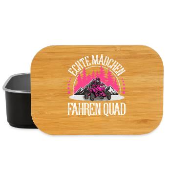 Quad ATV Offroad Quadfahrer - Lunch Box - Schwarz - Vorne