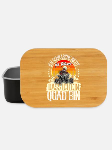 Quad ATV Offroad Quadfahrer - Lunch Box - Schwarz