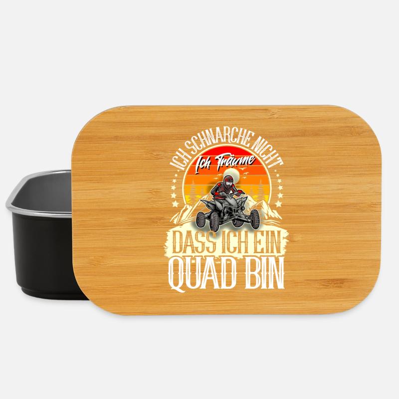 Quad ATV Offroad Quadfahrer - Lunch Box - Schwarz