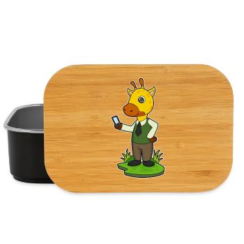 Giraffe Smartphone - Lunch Box - black - Front