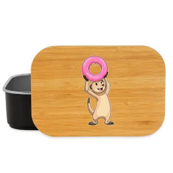 Meerkat Donut - Lunch Box - black - Front