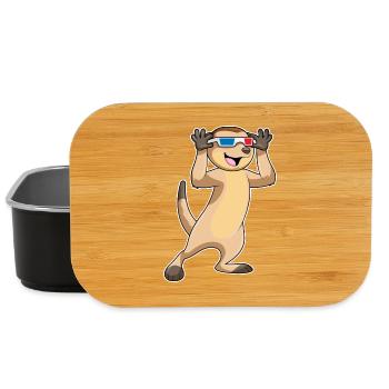 Meerkat Glasses - Lunch Box - black - Front