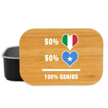 Brilliant Italy and Somalia / Gift - Lunch Box - black - Front