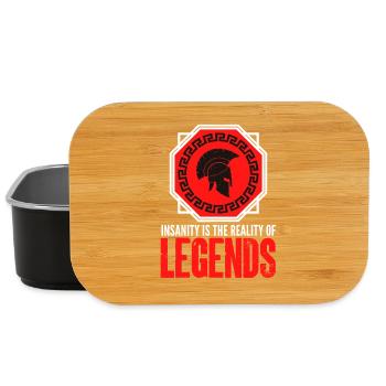 Insanity is the Reality of Legends - Lunch Box - black - Front
