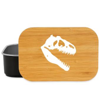 Head of Tyrannosaurus Rex - Lunch Box - black - Front