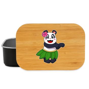 Panda Ballerina Ballett Tanz - Lunch Box - Schwarz - Vorne