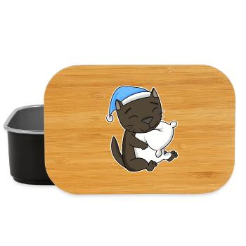 Katze Katzenrasse Havana - Lunch Box - Schwarz - Vorne