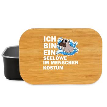 Walross - Lunch Box - Schwarz - Vorne