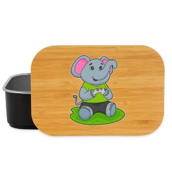 Elephant Gamer Controller - Lunch Box - black - Front