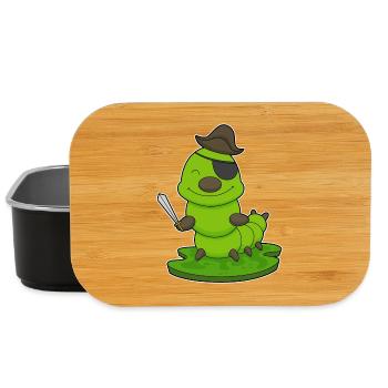 Caterpillar Pirate Sword - Lunch Box - black - Front
