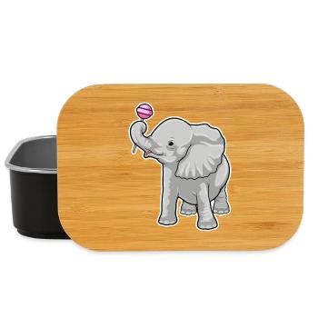Sucettes d’éléphant - Boîte à goûter - noir - Devant