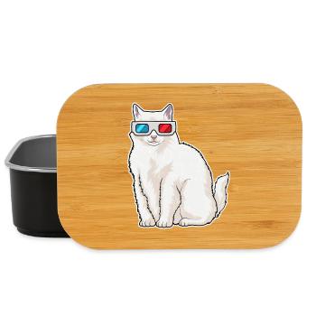 Lunettes pour chat - Boîte à goûter - noir - Devant
