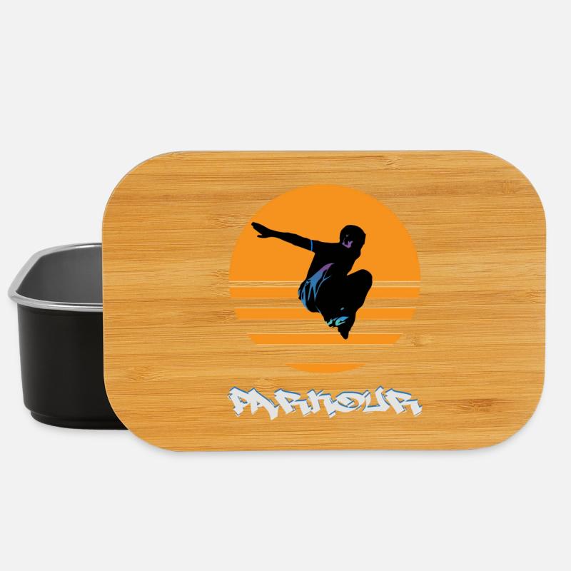 Parkour - Lunch Box - Schwarz