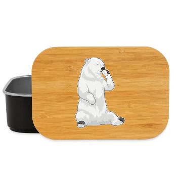 Polar Bear Coffee Cup - Lunch Box - black - Front