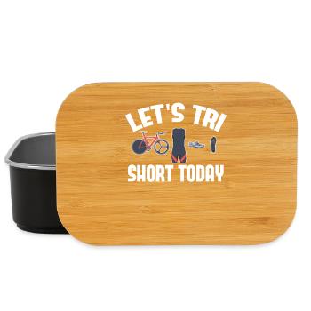 Let’s Tri Short Aujourd’hui Triathlon - Boîte à goûter - noir - Devant