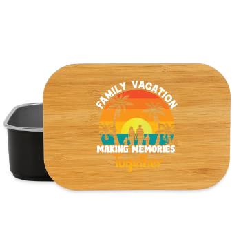 Family Vacation Making Memories Together - Lunch Box - black - Front