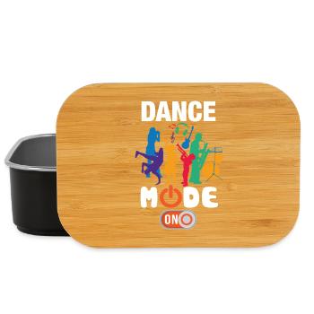 Funny Dance Mode On - Lunch Box - black - Front