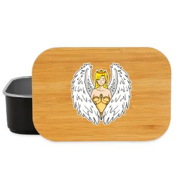 Guardian angel - Lunch Box - black - Front
