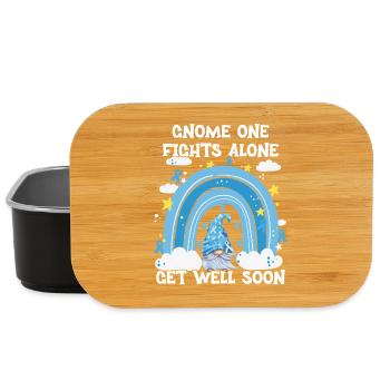 Gnome One Fights Alone Prostate Cancer - Lunch Box - black - Front