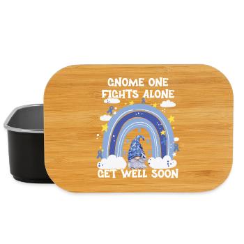 Gnome One Fights Alone Colorectal Cancer - Lunch Box - black - Front