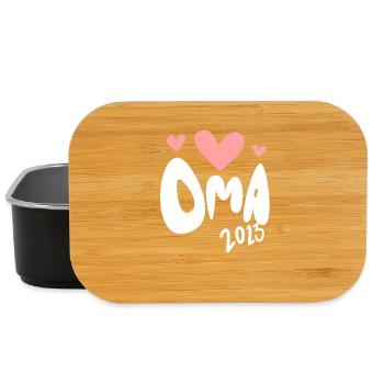 Oma 2023 - Werdende Oma 2023 - Lunch Box - Schwarz - Vorne