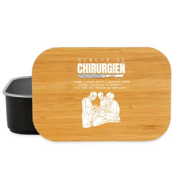Humour de Chirurgien - Boîte à goûter - noir - Devant