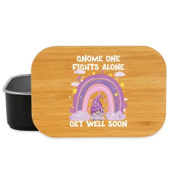 Gnome One Fights Alone Pancreatic Cancer - Lunch Box - black - Front