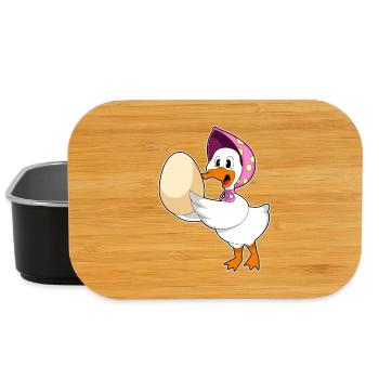 Oeuf de canard - Boîte à goûter - noir - Devant