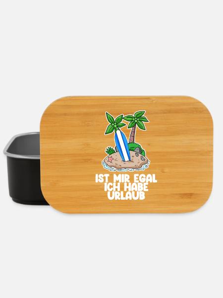 Urlaub - Lunch Box - Schwarz