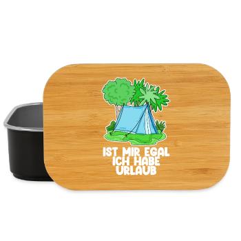 Urlaub - Lunch Box - Schwarz - Vorne