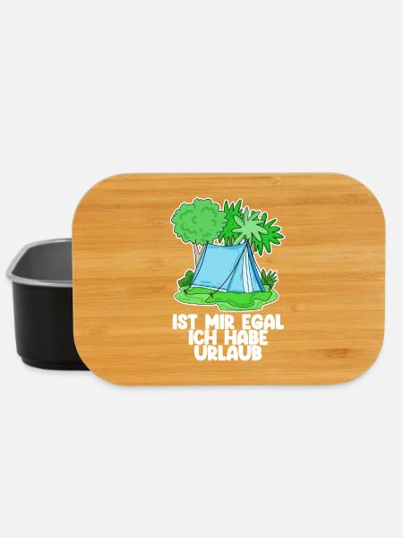 Urlaub - Lunch Box - Schwarz
