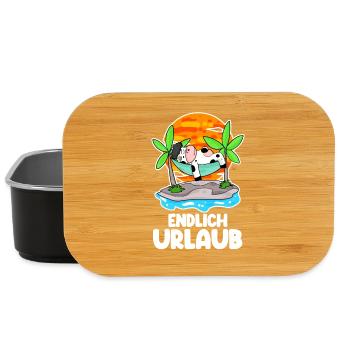 Urlaub - Lunch Box - Schwarz - Vorne