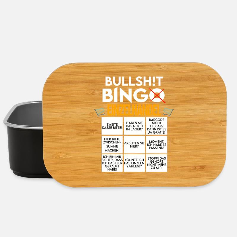Einzelhandel Kasse Verkäuferin Kaufmann Kauffrau - Lunch Box - Schwarz