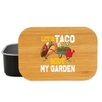 Let's Taco Bout Mein Garten Gartenarbeit - Lunch Box - Schwarz - Vorne