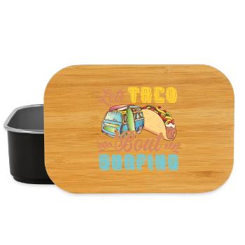 Let's Taco Bout Surfing Lover - Lunch Box - black - Front