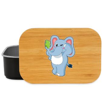 Elefant Smartphone - Lunch Box - Schwarz - Vorne