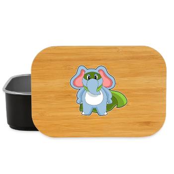 Elephant Superhero Cloak - Lunch Box - black - Front
