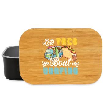 Let's Taco Bout Surfing Lover - Lunch Box - black - Front