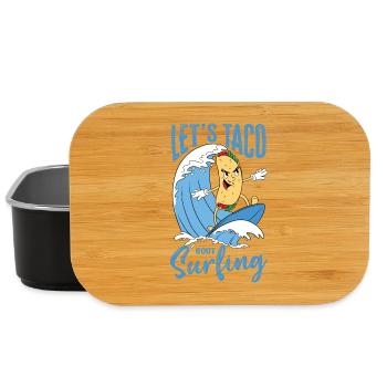 Let's Taco Bout Surfing Lover - Lunch Box - black - Front