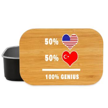 Les États-Unis et la Turquie, du génie - Boîte à goûter - noir - Devant