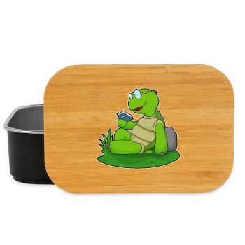 Turtle Nerd Book Lunettes - Boîte à goûter - noir - Devant