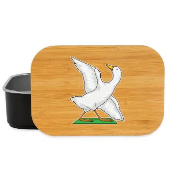 Duck Yoga Fitness Gymnastics - Lunch Box - black - Front