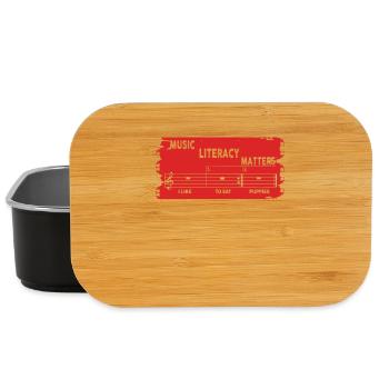 Music Literacy Matters - Lunch Box - black - Front