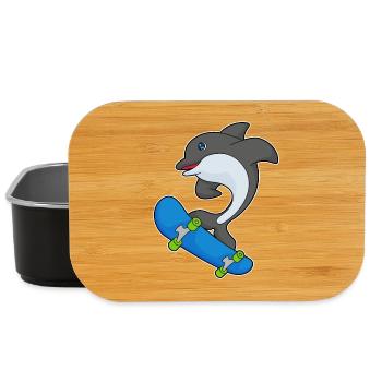 Delfin Skater Skateboard - Boîte à goûter - noir - Devant