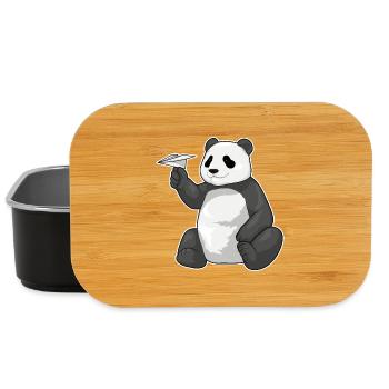 Panda Paper Plane - Boîte à goûter - noir - Devant