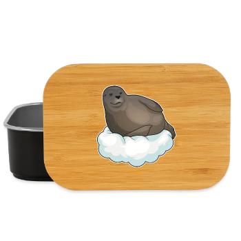 Seal Clouds - Lunch Box - black - Front